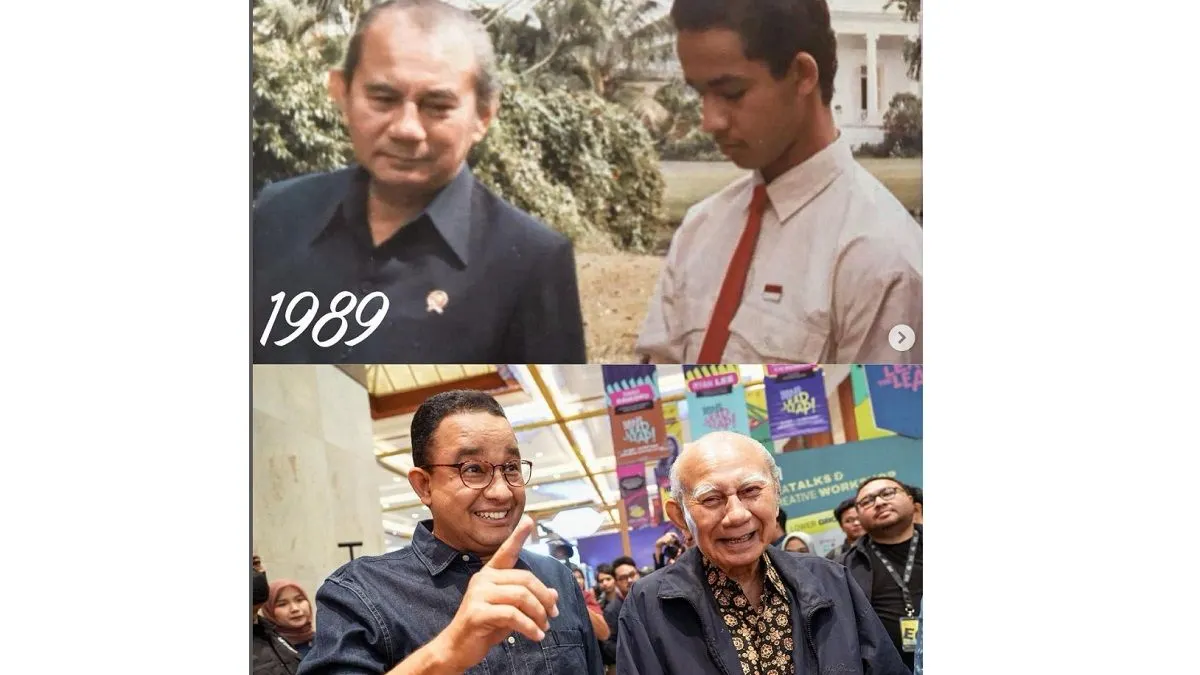 Anies Baswedan juga berharap Prof. Emil Salim sehat selalu.