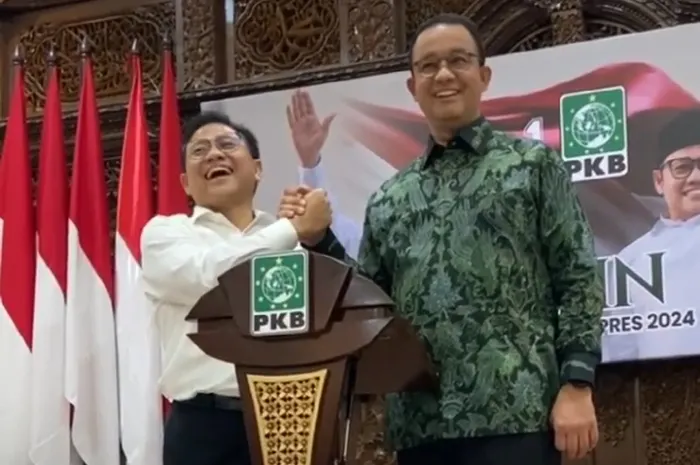 Anies Baswedan dan Cak Imin di Kantor DPP PKB