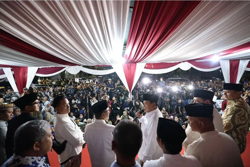 Hasil rekapitulasi KPU memenangkan pasangan capres dan cawapres nomor urut 2, Prabowo Subianto dan Gibran Rakabuming Raka.