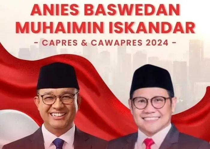 Pasangan Capres dan Cawapres Anies Baswedan-Muhaimin Iskandar (Cak Imin