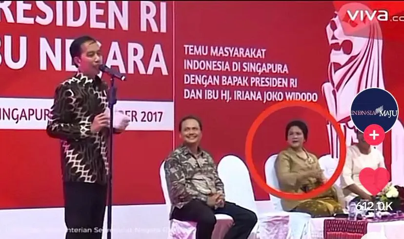 Baru-baru ini, video momen ibu negara Iriana yang tampak gelisah melihat rambut Jokowi berantakan kembali viral.