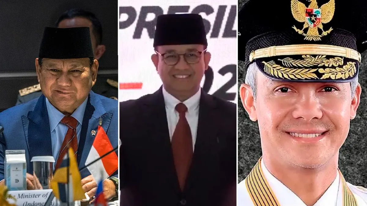 Elektabilitas Prabowo Subianto mencapai sebesar 34 persen dan diklaim lebih unggul dari Anies Baswedan dan Ganjar Pranowo.