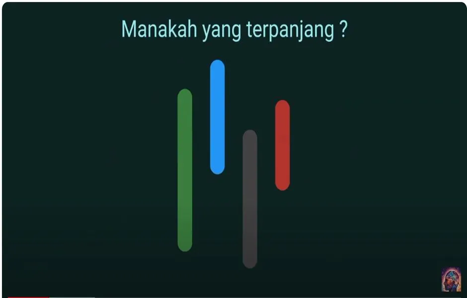 Bisakah kamu mengasah otakmu dengan menemukan garis terpanjang dalam waktu 10 detik saja? Cobalah tebak dengan teliti.