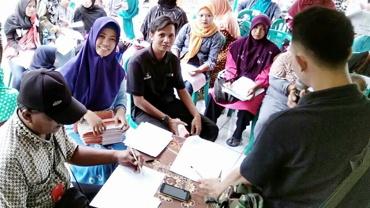 Ilustrasi KPM Bansos