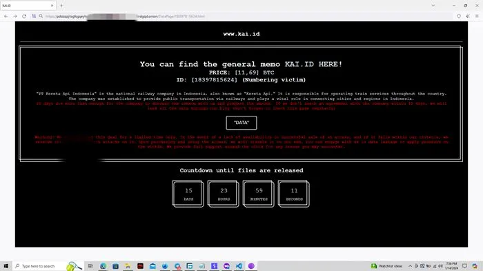 Data Sensitif KAI Diretas Hacker, Joni Martinus Membantah: Seluruh Data KAI Aman