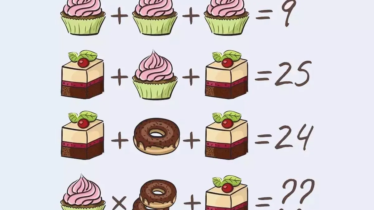 Tes IQ: Cari Nilai Kue, Pie dan Donat dalam Waktu 30 Detik untuk Tahu Tingkat Kecerdasanmu, Bisa?