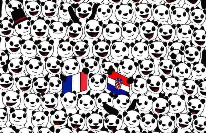 Ilusi Optik untuk Tes IQ: Temukan Bola Sepak di Kerumunan Panda Ini dalam Waktu 11 Detik