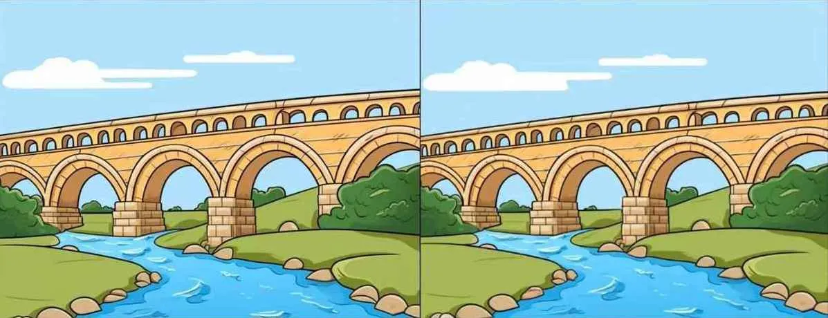 Kamu Orang yang Sangat Fokus? Coba Temukan 3 Perbedaan di Gambar Jembatan dalam Waktu 16 Detik!