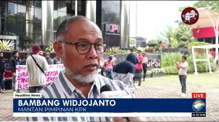 Firli Bahuri resmi jadi Tersangka, Eks Ketua KPK Bambang Widjojanto gelar syukuran di Gedung Merah Putih: Pemberantas korupsi kok korupsi.