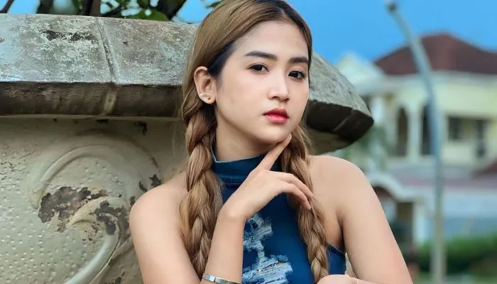 Potret Venny Alberti aka istri Akash Ellahi yang viral di sosial media TikTok. 