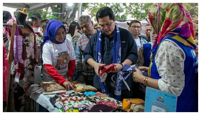 Menteri BUMN Erick Thohir Hadiri Pesta Rakyat Simpedes BRI