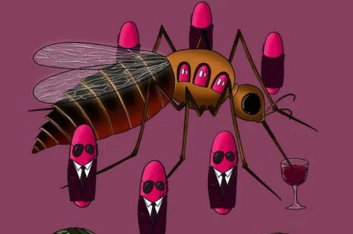 Ilustrasi Nyamuk Wolbachia