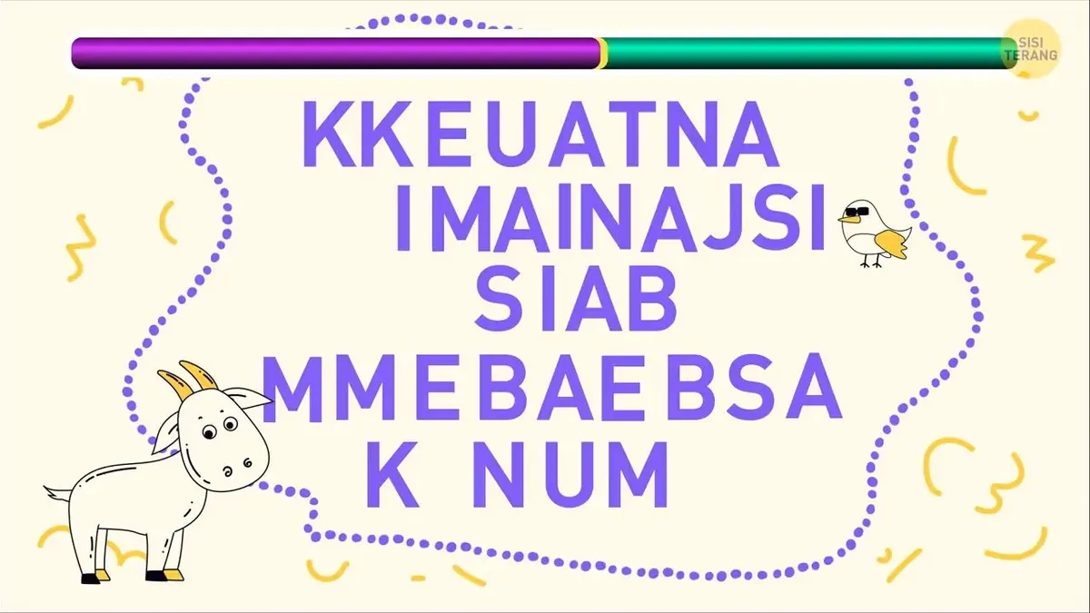 Tes IQ : Rangkai Kalimat Ini Dalam Waktu 30 Detik