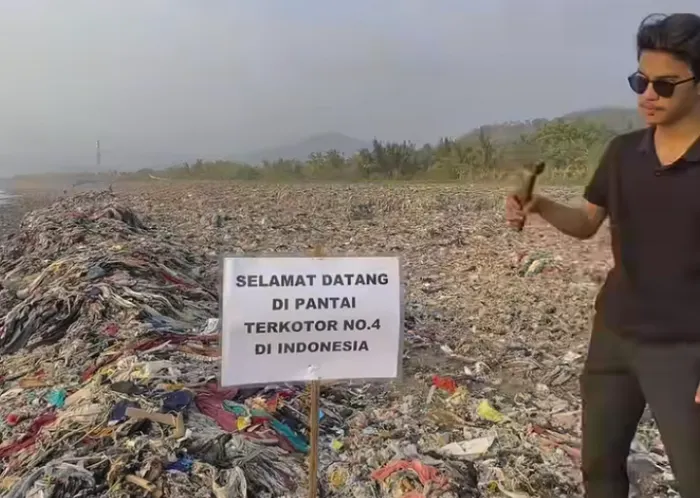 Galang Aksi Massa untuk Bersihkan Pantai Cibutun Sukabumi dari Tumpukan Sampah, Pandawara Group Tuai Masalah