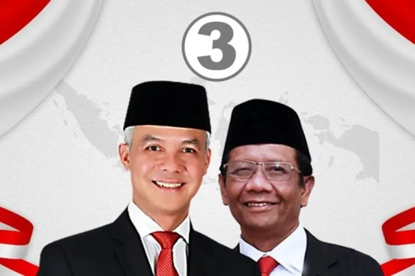Ganjar Pranowo dan Mahfud MD
