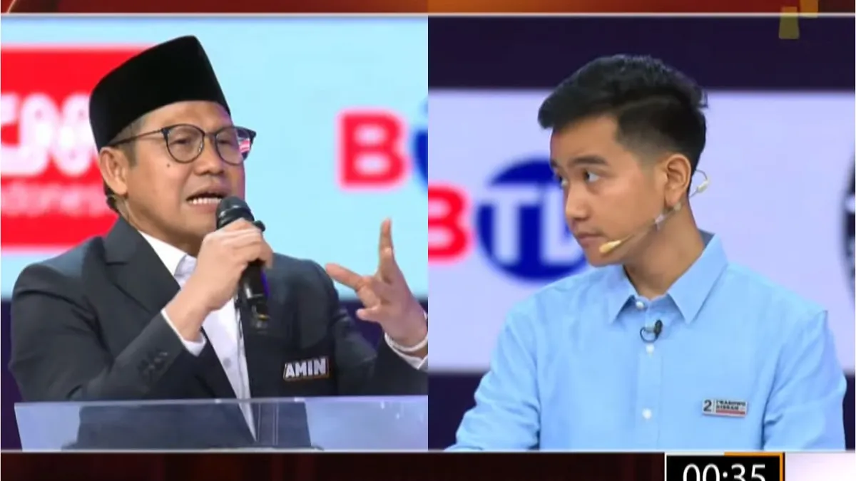 Cak Imin dan Gibran Rakabuming Raka