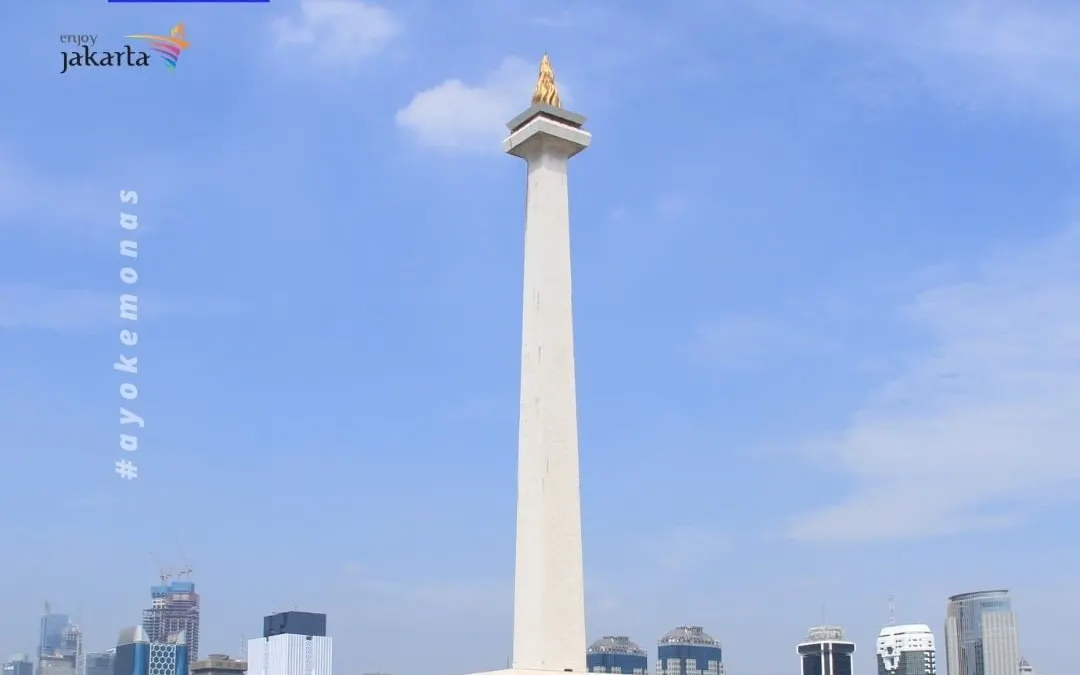 Tugu Monumen Nasional (Monas) di Jakarta