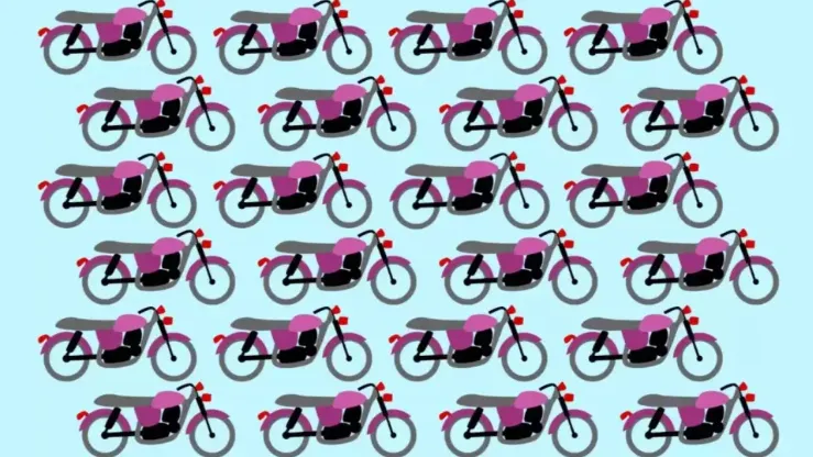 Tes Penglihatan: Kamu Teliti? Coba Temukan 1 Motor yang Berbeda, Bisa? 