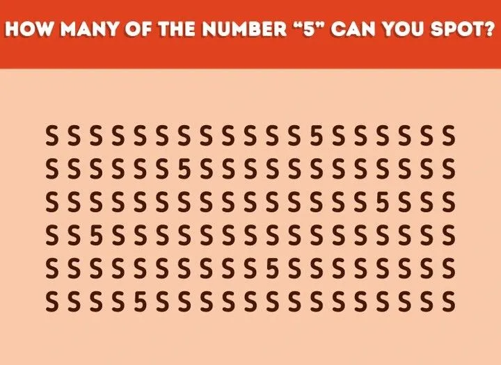 Tes IQ: Temukan Berapa Banyak Angka 5 dalam Kumpulan Huruf S? Cepat dan Fokus Ya! (Jagran Josh)