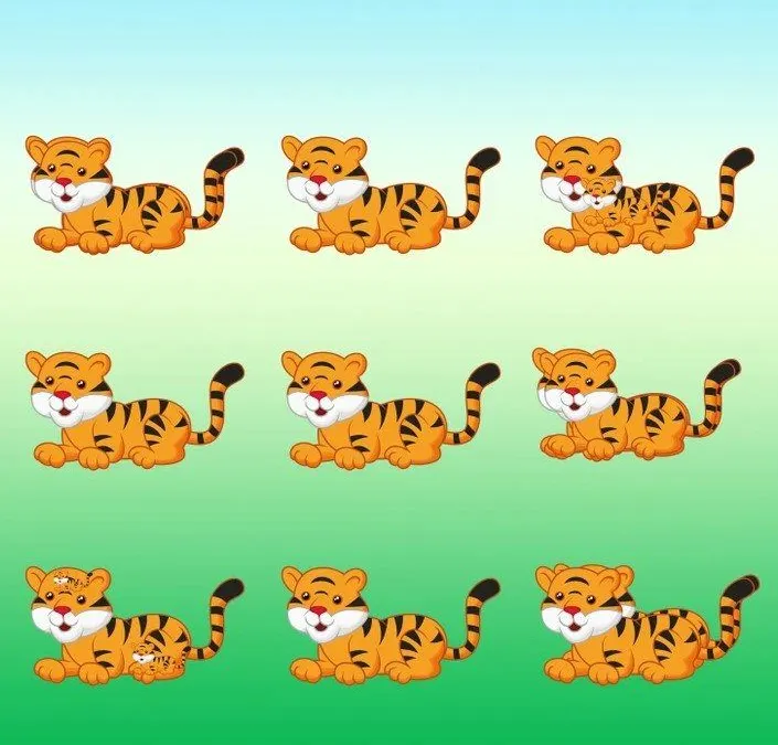 Tes IQ: Berapa Banyak Harimau pada Gambar? Kerjakan dalam Waktu 10 Detik!