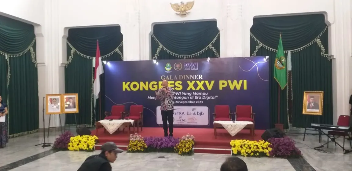 Gelar Gala Dinner Kongres XXV PWI, Plh Sekda Jabar: Selamat Datang di Kota Bandung