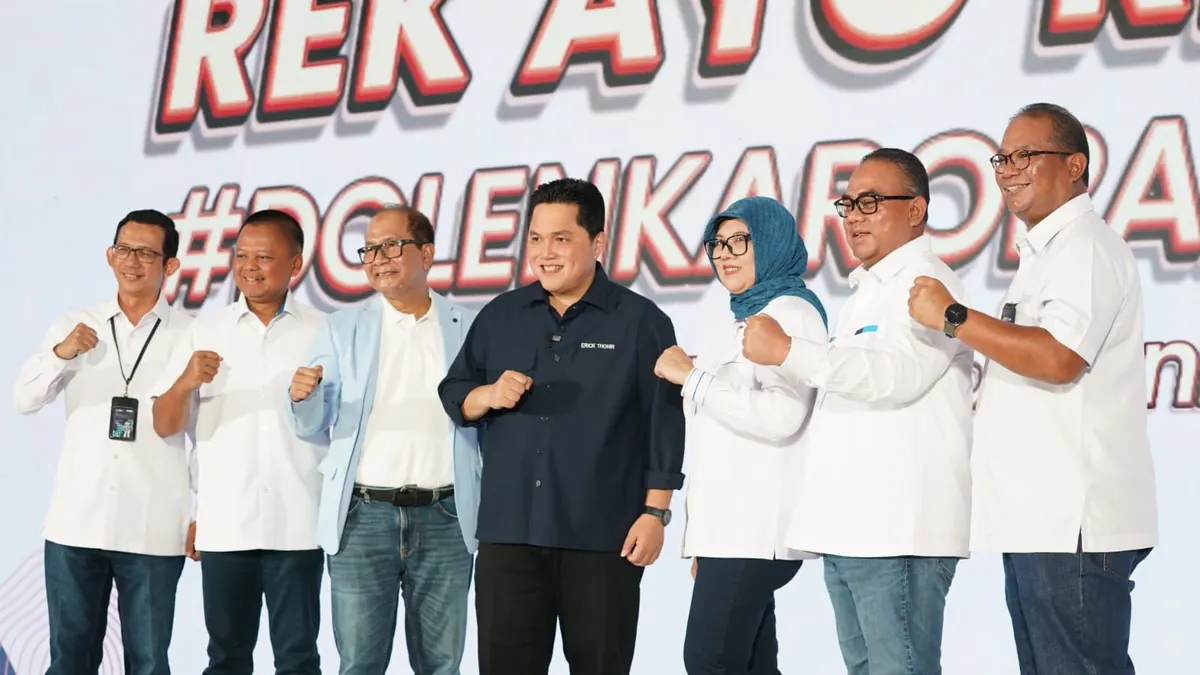 Erick Thohir mengapresiasi program Membina Ekonomi Keluarga Sejahtera (Mekaar) yang dilakukan oleh PT Permodalan Nasional Madani (PNM) dan diinisiai oleh Presiden Joko Widodo.