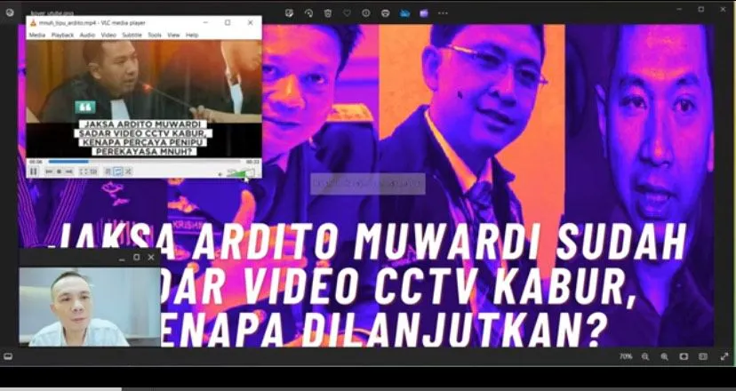 Rismon Sianipar fokus menyoroti rekaman CCTV Jessica Wongso yang diduga telah direkayasa oleh Muhammad Nuh Al Azhar.
