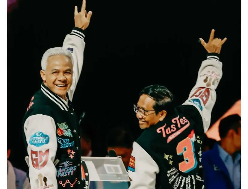 Ganjar Pranowo dan Mahfud MD