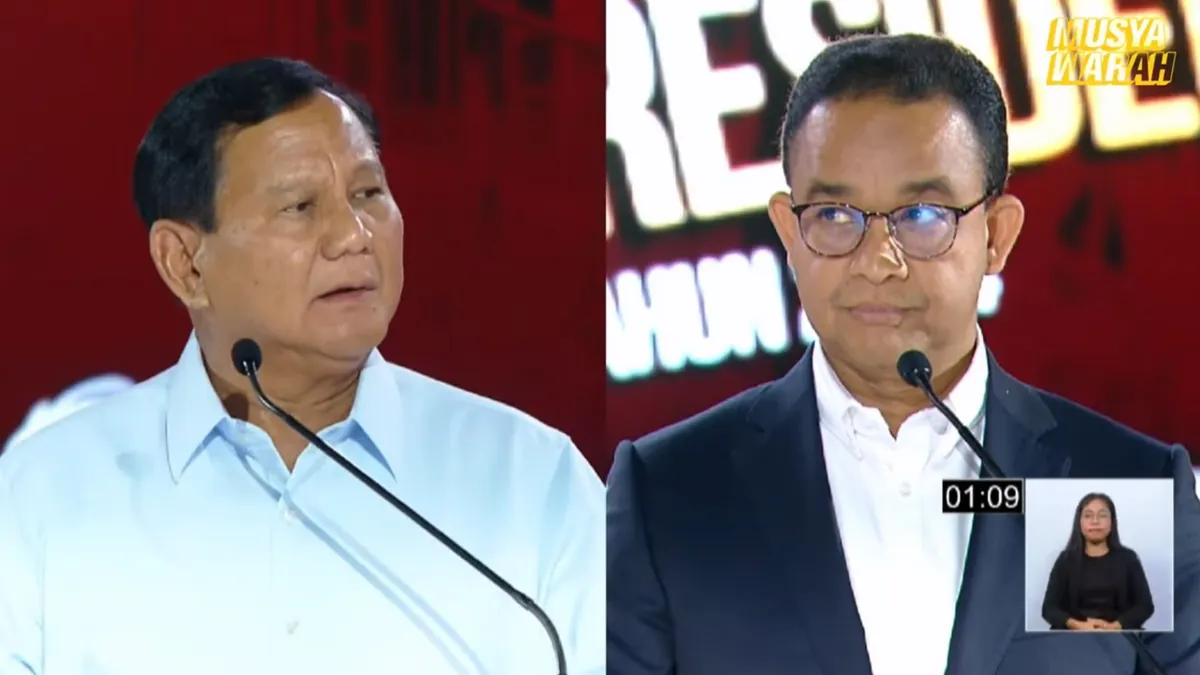 Terbatas Waktu Debat, Prabowo Ajak Anies Bicara Empat Mata Tapi Ditolak