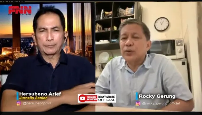Menurut Rocky Gerung, pemberian gelar kepada capres nomor urut 02 itu merupakan bentuk penanaman saham dari Jokowi ke Prabowo.