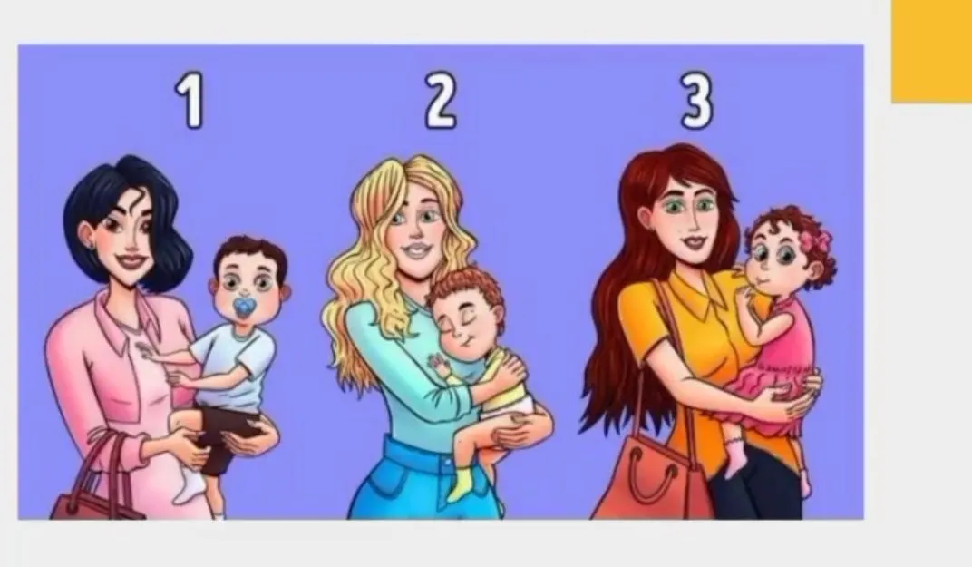 Tes Kepribadian: Wanita Mana yang Gendong Anak Orang Lain?