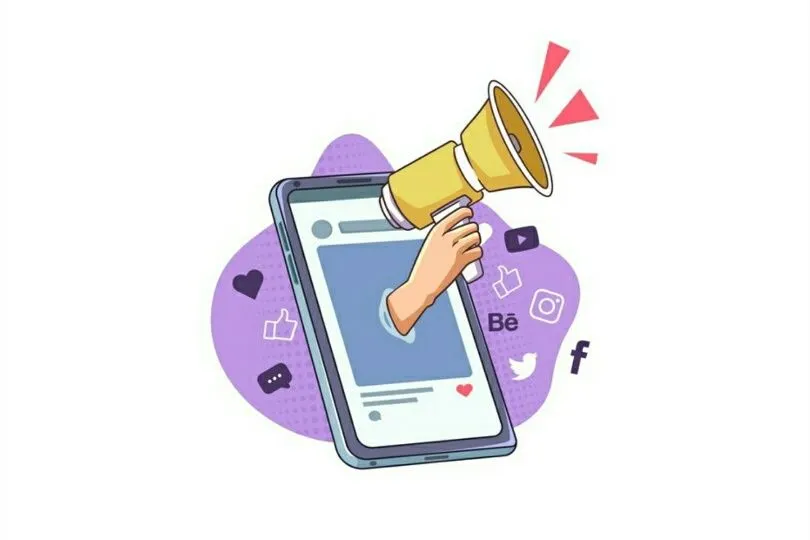 Ilustrasi Iklan di HP Android