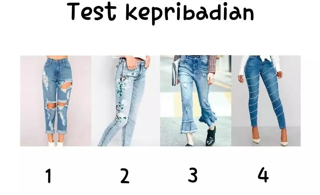 Tes Kepribadian: Pilih Salah Satu Celana Jeans Paling Kamu Suka, Cari Tahu Karakter Dominan yang Tak Terduga