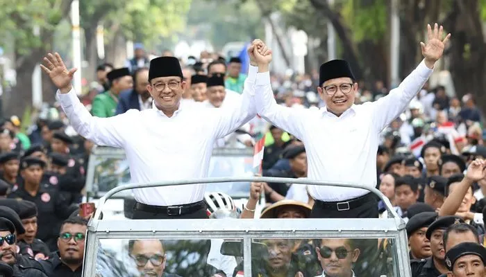Pasangan Capres- Cawapres Anies Baswedan dan Cak Imin