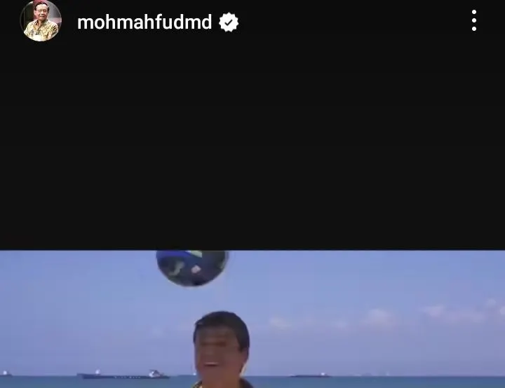 Akun Instagram Mahfud MD Dihack! Ada Video Diduga Tentara Israel, Netizen Curiga Ada 'Permainan' Sebelum Debat Cawapres! (Instagram @mohmahfudmd)
