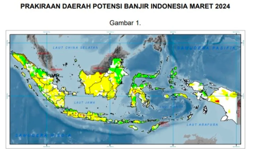 7 Kota di Jawa Barat yang Terancam Potensi Banjir Tingkat Tinggi pada Maret 2024, Bandung Ada?