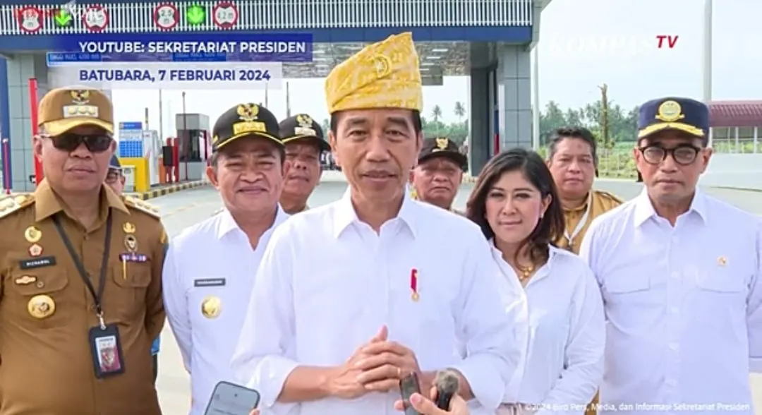 Presiden Jokowi ditanya kampanye 10 Februari 2024