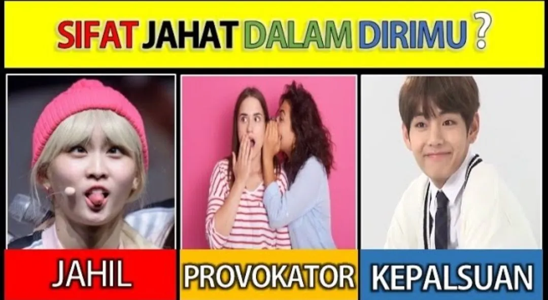 Illustrasi. Tes Kepribadian: Cek Sifat Jahat yang Ada dalam Diri, Jahil hingga Provokator?