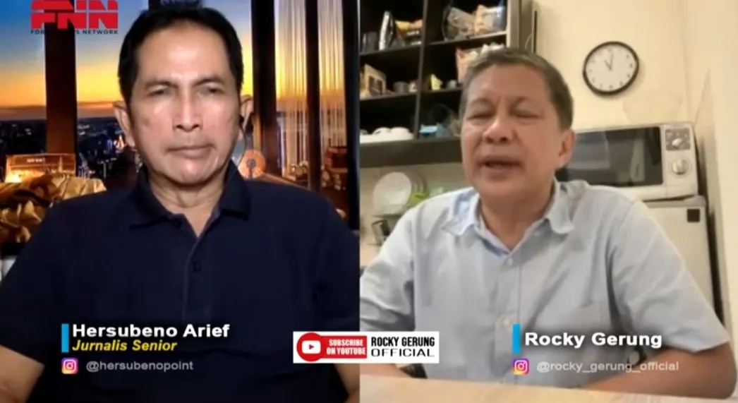 Hersubeno Arief dan Rocky Gerung