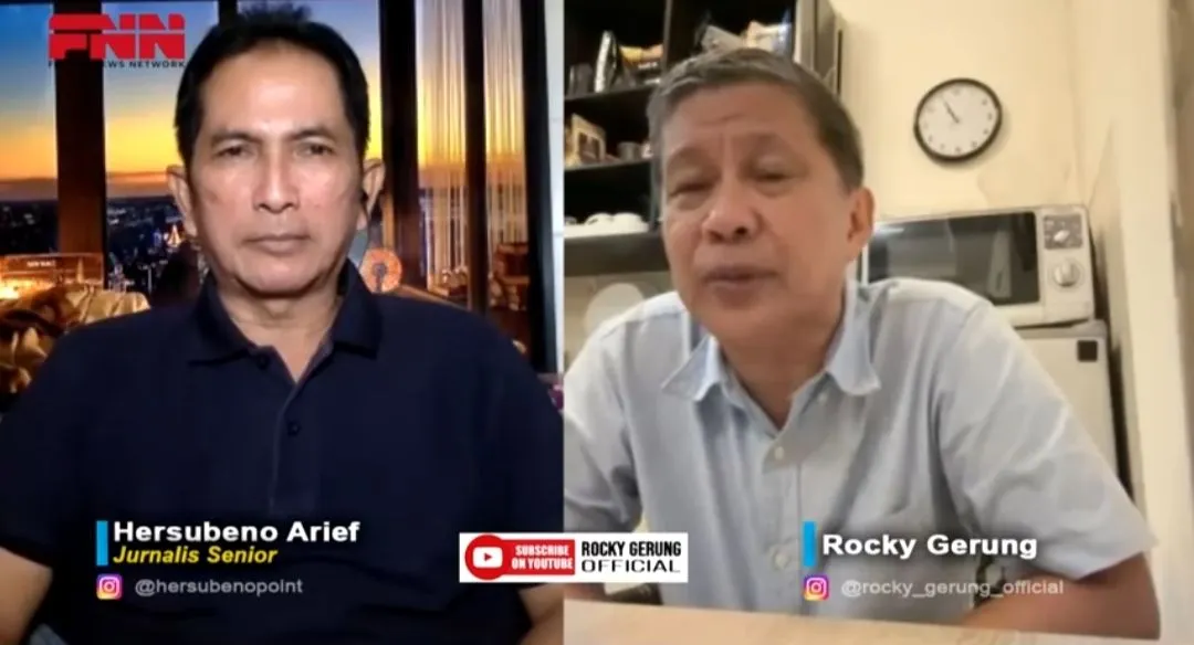 Hersubeno Arief dan Rocky Gerung Tanggapi Jokowi yang Naikkan Pangkat Prabowo Subianto