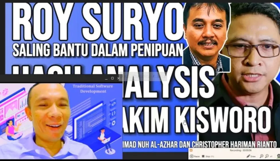 Rismon Sianipar Curiga Roy Suryo Bantu Sosok Ini dalam Rekayasa CCTV Jessica Wongso