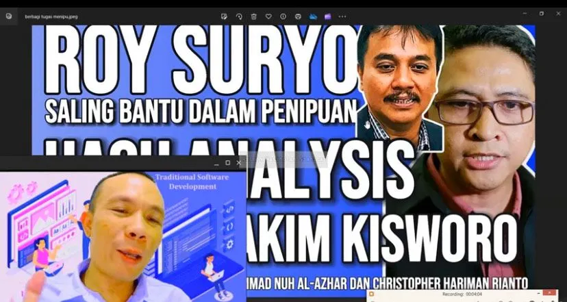Rismon Sianipar Ungkap Peran Roy Suryo dalam Rekayasa CCTV Jessica Wongso, Benarkah Publik Telah Ditipu?