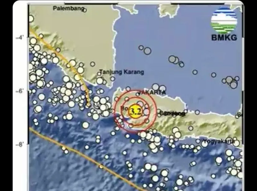 Gempa Terkini Magnitudo 3,2 Mengguncang Bogor Jawa Barat