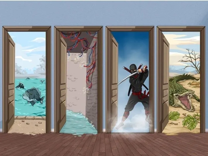 Tes IQ: Hanya Si Jenius yang Dapat Temukan Pintu Teraman di Gambar dalam Waktu 7 Detik, Kamukah Orangnya?