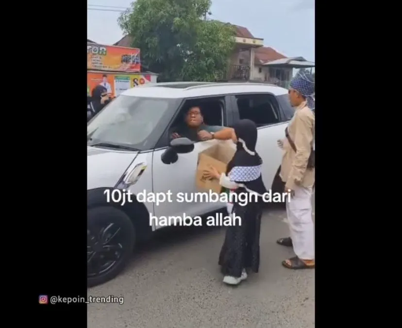 Pengendara Mobil Ini Beri Sumbangan Rp 10 Juta untuk Palestina