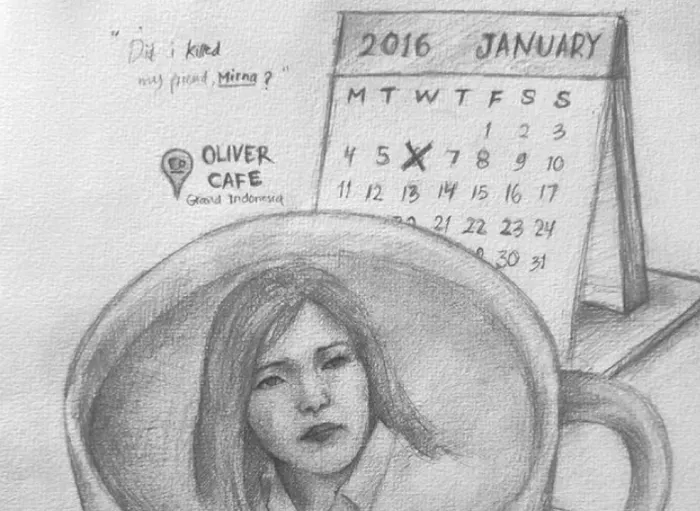 Ilustrasi Rismon Sianipar Siap Menjadi Tumbal untuk Membuka Lagi Kasus Jessica Wongso.