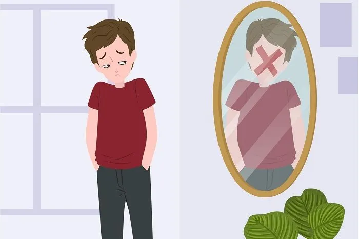 Ilustrasi Tanda Kamu Masih Jahat dengan Diri Sendiri