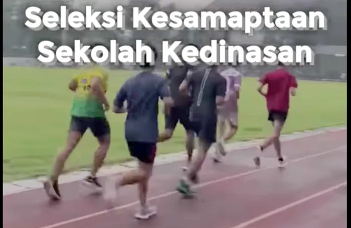 Ilustrasi Tes Kesamaptaan Calon Taruna Sekolah Kedinasan.