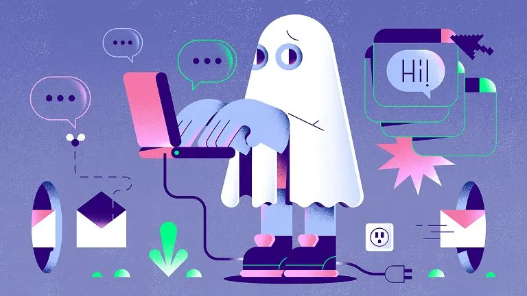 Ilustrasi ghosting