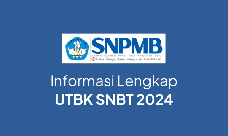 Aturan terbaru persyaratan teknis dan pemilihan prodi UTBK SNBT 2024.